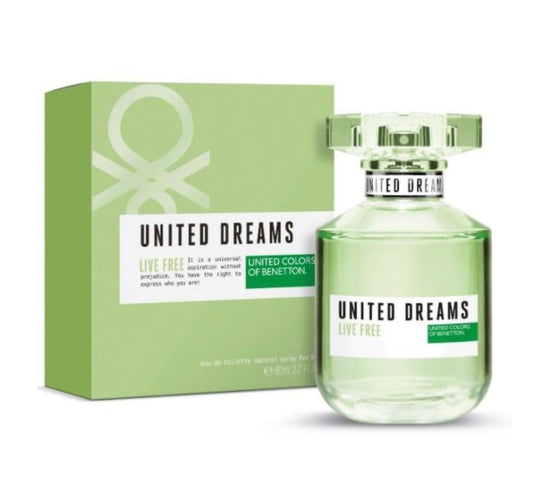 BENETTON UNITED DREAMS LIVE FREE 80ML EDT MUJER BENETTON