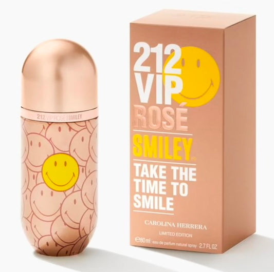 212 VIP ROSE SMILEY 80ML EDP MUJER CAROLINA HERRERA