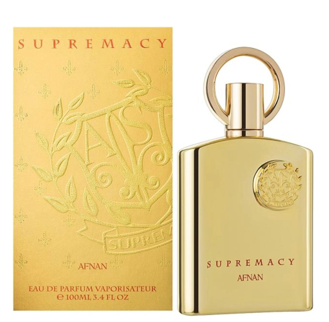 SUPREMACY GOLD 100ML EDP UNISEX (HOMBRE Y MUJER) AFNAN / ARABES