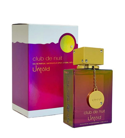 CLUB DE NUIT UNTOLD 105ML EDT UNISEX (HOMBRE Y MUJER) ARMAF / ARABES