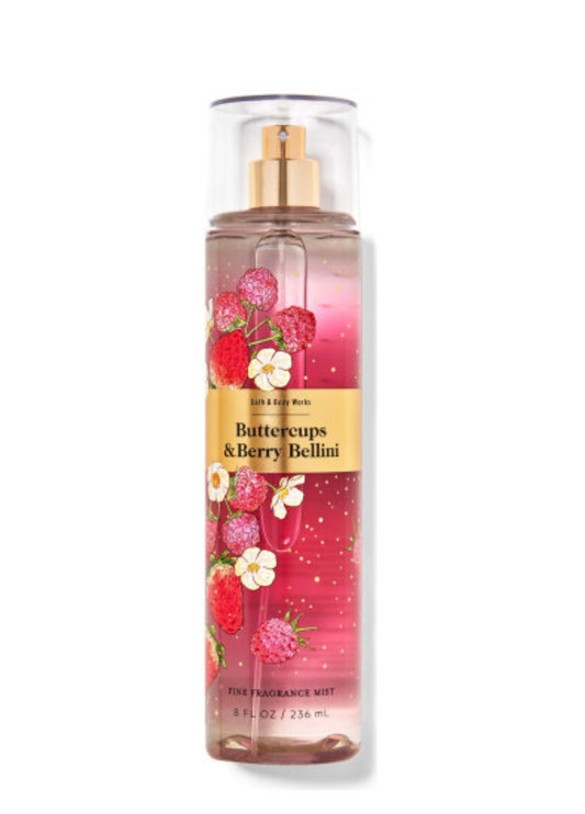 SPLASH BUTTERCUPS & BERRY BELLINI 236ml BATH & BODY WORKS