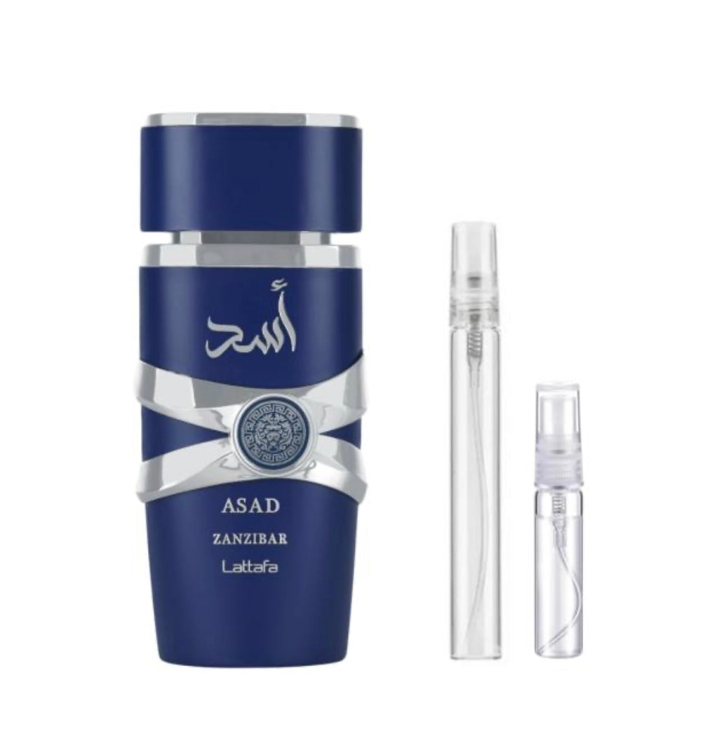 DECANTS ASAD ZANZIBAR 5ML EDP UNISEX (HOMBRE Y MUJER) LATTAFA / ARABES