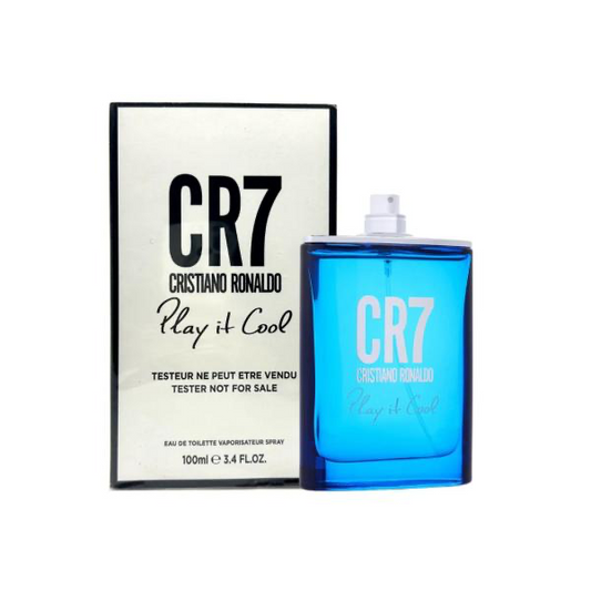 TESTER CR7 AZUL PLAY IT COOL 100ML EDT HOMBRE CRISTIANO RONALDO