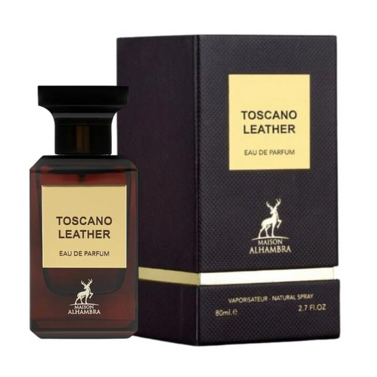 TOSCANO LEATHER 80ML EDP UNISEX (HOMBRE Y MUJER) MAISON ALHAMBRA / ARABES