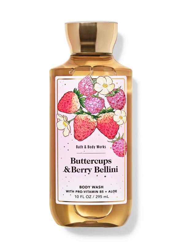 GEL DE BAÑO BUTTERCUPS & BERRY BELLINI 295ml BATH & BODY WORKS